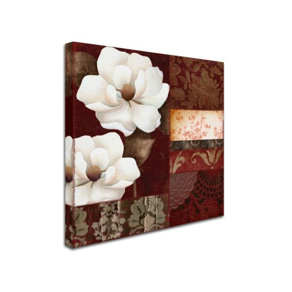 Color Bakery 'Flores Blancas III' Canvas Art,14x14